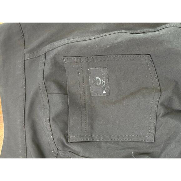FORAY GOLF Women's Black Core Original Slim Straight Activewear Pants Size 2 - Picture 7 of 7